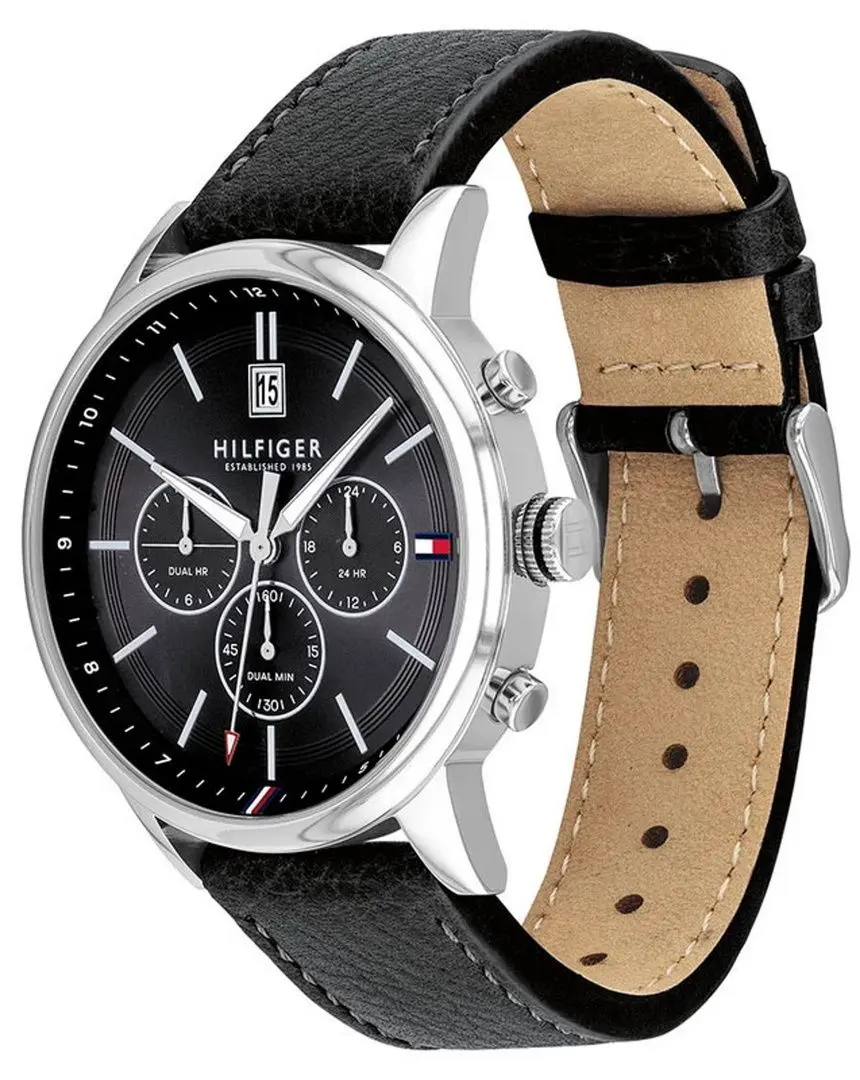 Ceas de mana Tommy Hilfiger Kyle 1791630 (Black/Silver) - 2