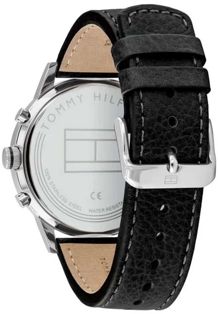Ceas de mana Tommy Hilfiger Kyle 1791630 (Black/Silver) - 3