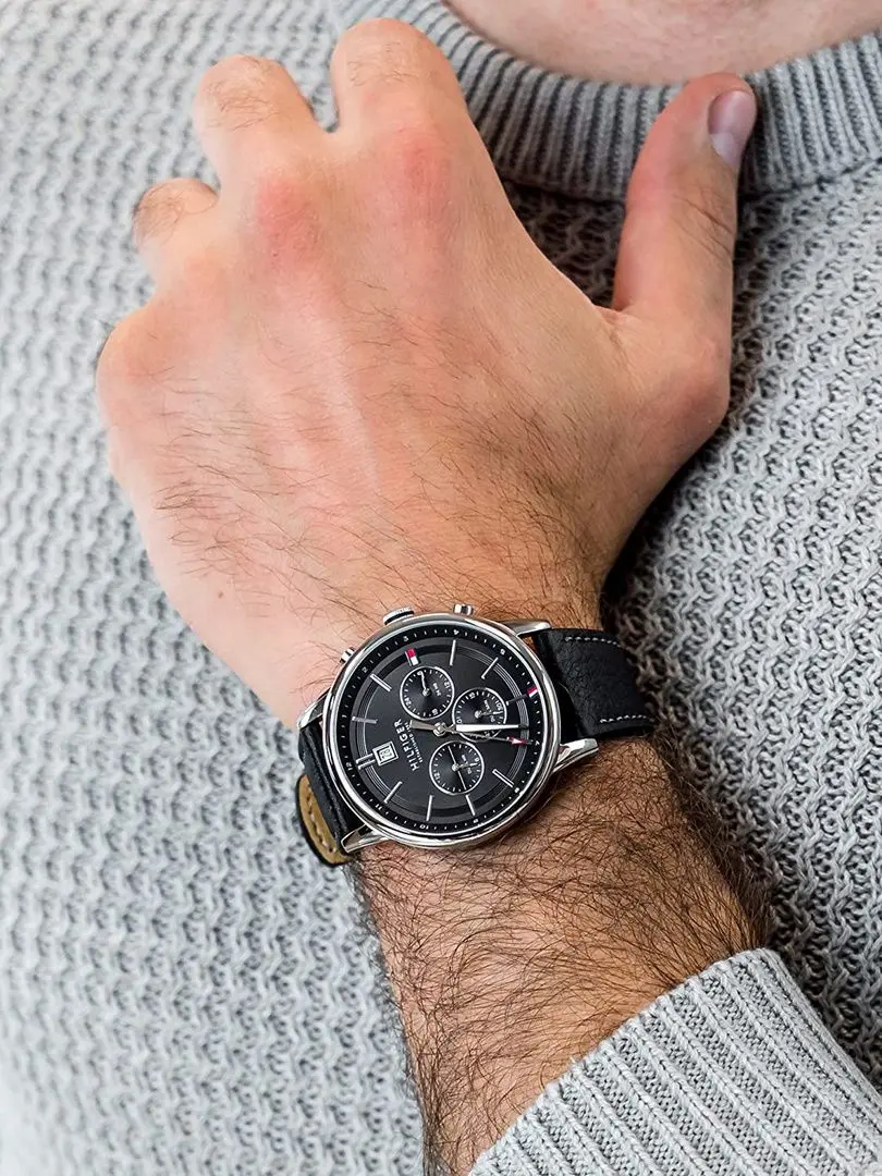 Ceas de mana Tommy Hilfiger Kyle 1791630 (Black/Silver) - 4