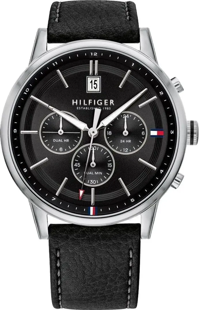 Ceas de mana Tommy Hilfiger Kyle 1791630 (Black/Silver)
