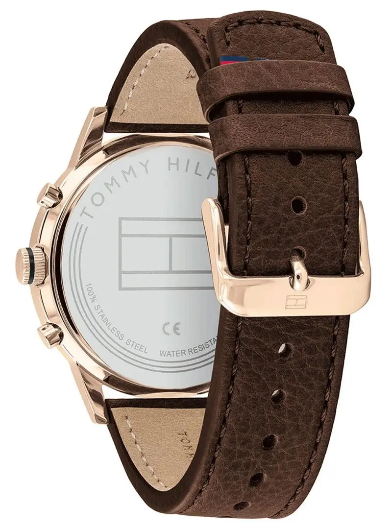 Ceas de mana Tommy Hilfiger Kyle 1791631 (Brown/Rose Gold) - 3