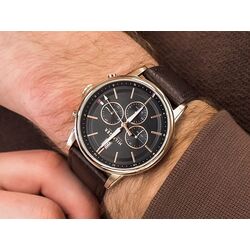 Ceas de mana Tommy Hilfiger Kyle 1791631 (Brown/Rose Gold) Thumb