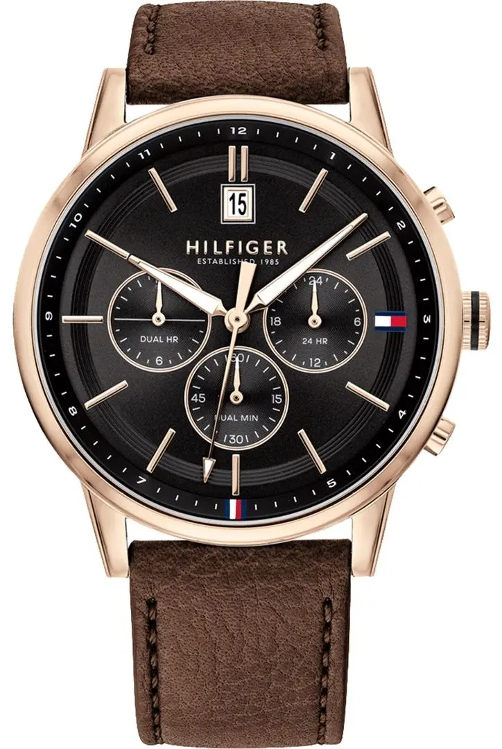 Ceas de mana Tommy Hilfiger Kyle 1791631 (Brown/Rose Gold)