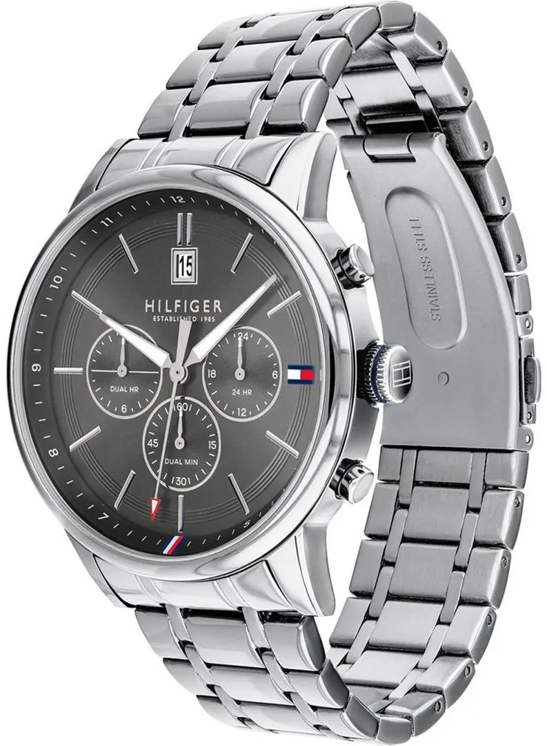 Ceas de mana Tommy Hilfiger Kyle 1791632 (Silver/Grey) - 2