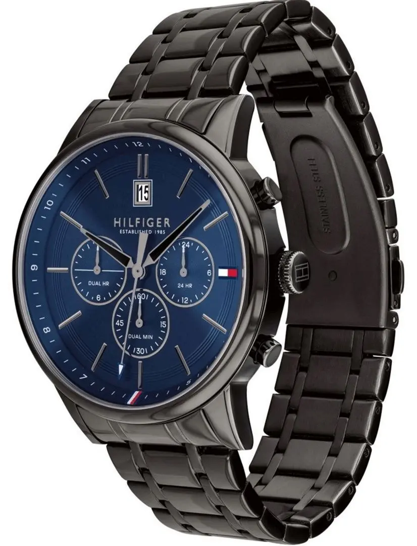 Наручные часы Tommy Hilfiger Kyle 1791633 (Black/Blue) - 2