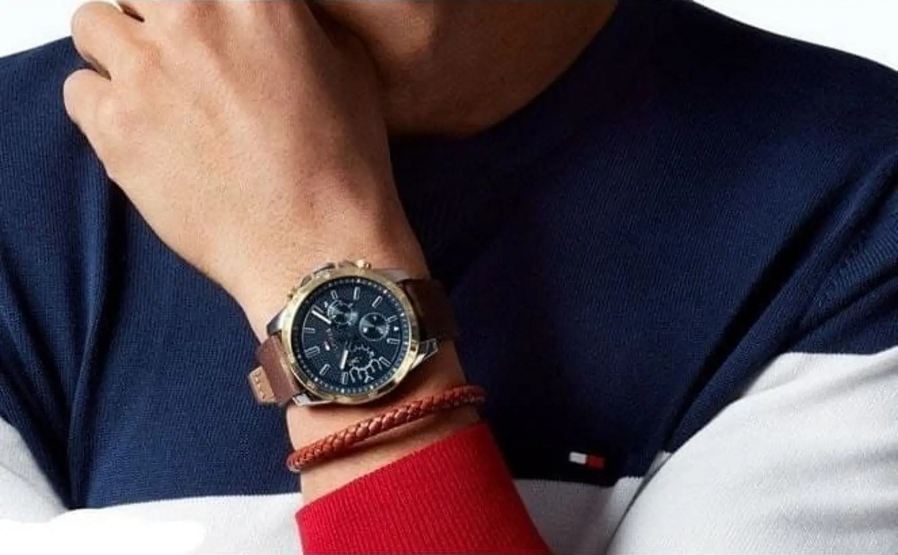 Ceas de mana Tommy Hilfiger Landon 1791532 (Brown/Rose Gold) - 4