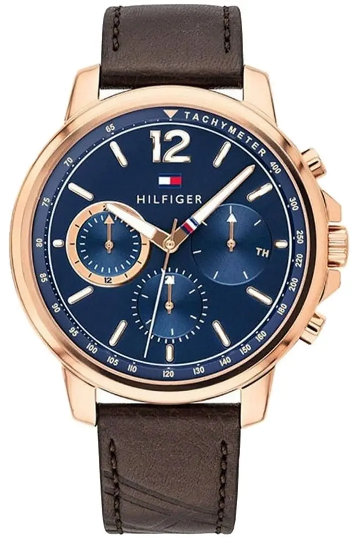 Ceas de mana Tommy Hilfiger Landon 1791532 (Brown/Rose Gold)
