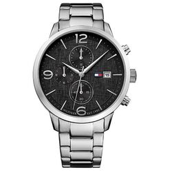 Ceas de mana Tommy Hilfiger Liam 1710356 (Silver/Black)