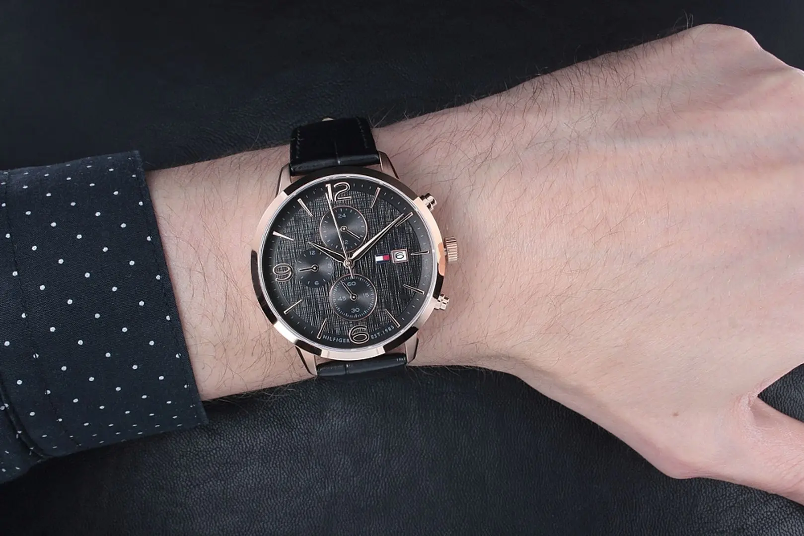 Наручные часы Tommy Hilfiger Liam 1710358 (Black) - 7