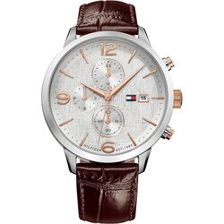 Ceas de mana Tommy Hilfiger Liam 1710360 (Brown/Silver)