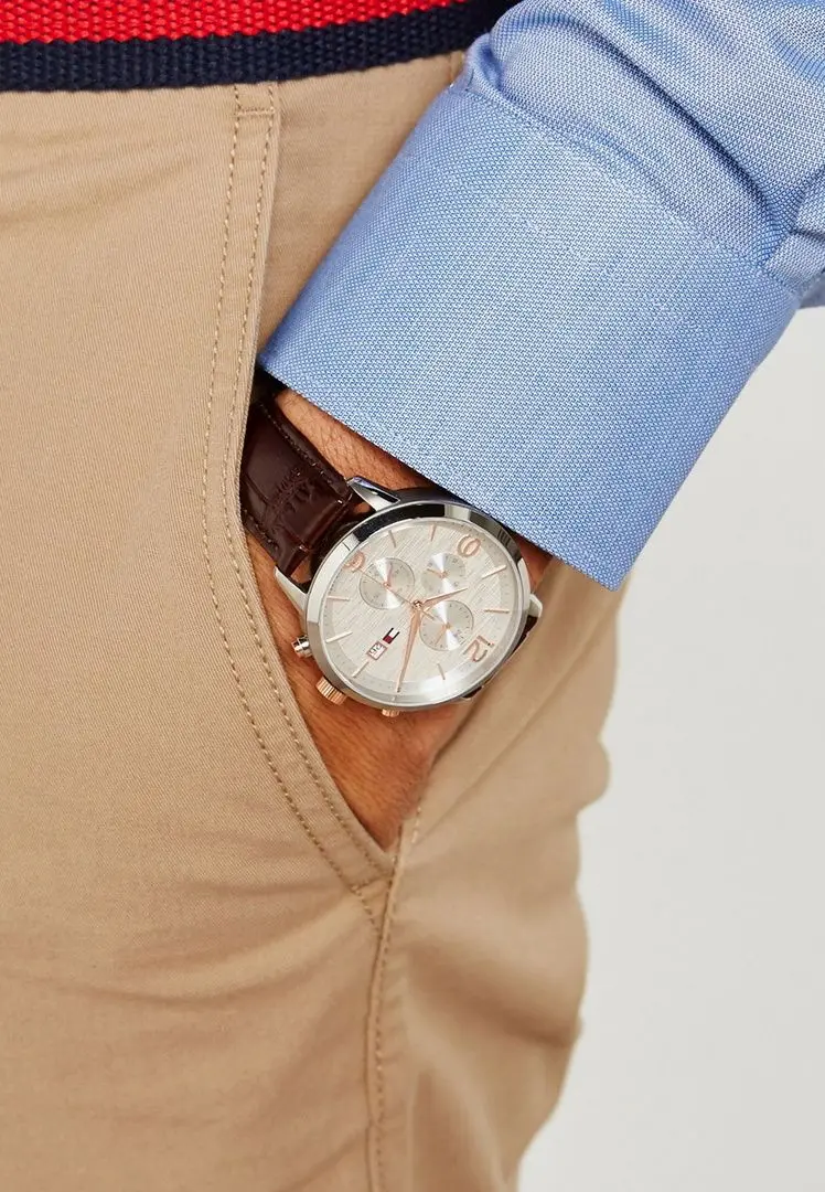Наручные часы Tommy Hilfiger Liam 1710360 (Brown/Silver) - 4