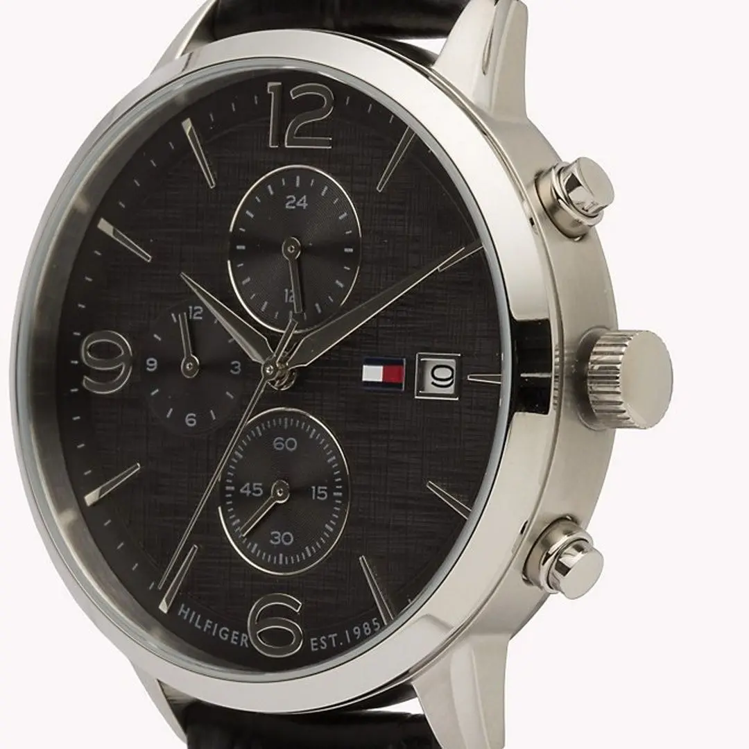 Ceas de mana Tommy Hilfiger Liam 1710361 (Black/Silver) - 2