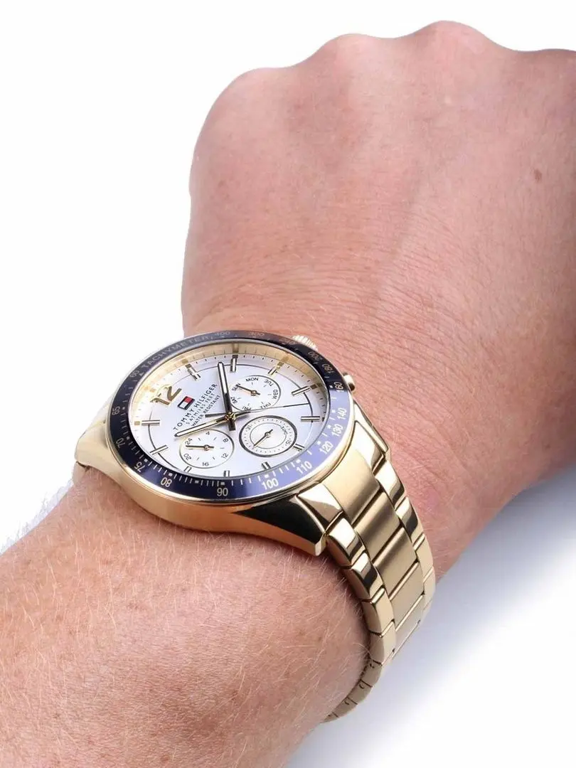 Наручные часы Tommy Hilfiger Luke 1791121 (Gold/Blue) - 3