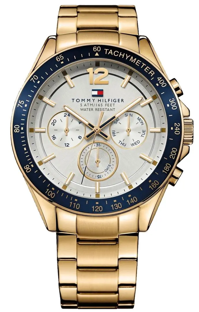 Наручные часы Tommy Hilfiger Luke 1791121 (Gold/Blue)