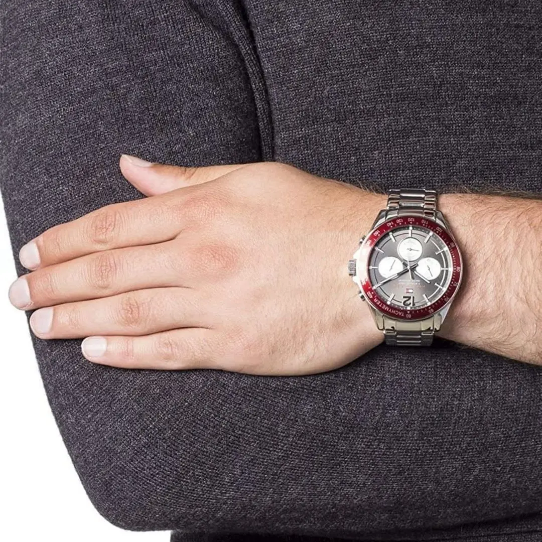 Наручные часы Tommy Hilfiger Luke 1791122 (Silver/Red) - 5