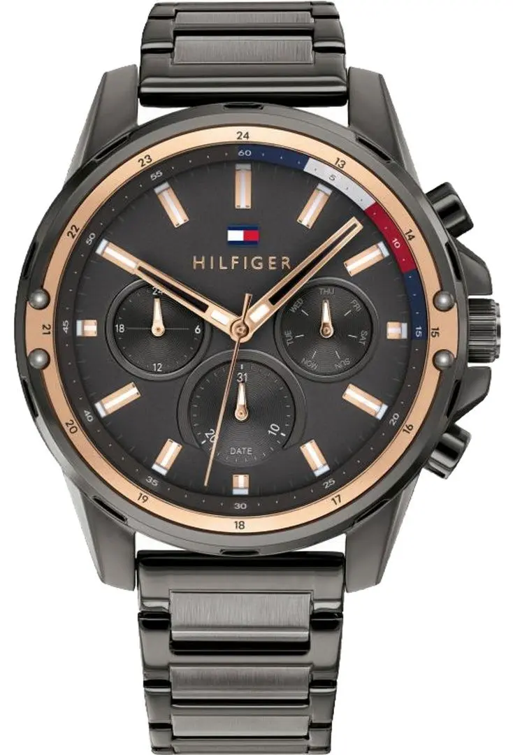 Ceas de mana Tommy Hilfiger Mason 1791790 (Grey/Rose Gold)