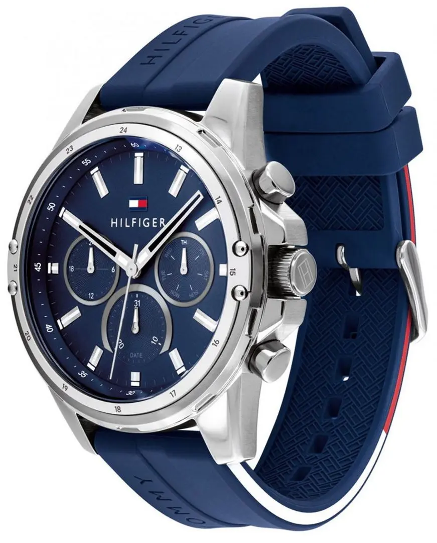 Ceas de mana Tommy Hilfiger Mason 1791791 (Blue/Silver) - 2