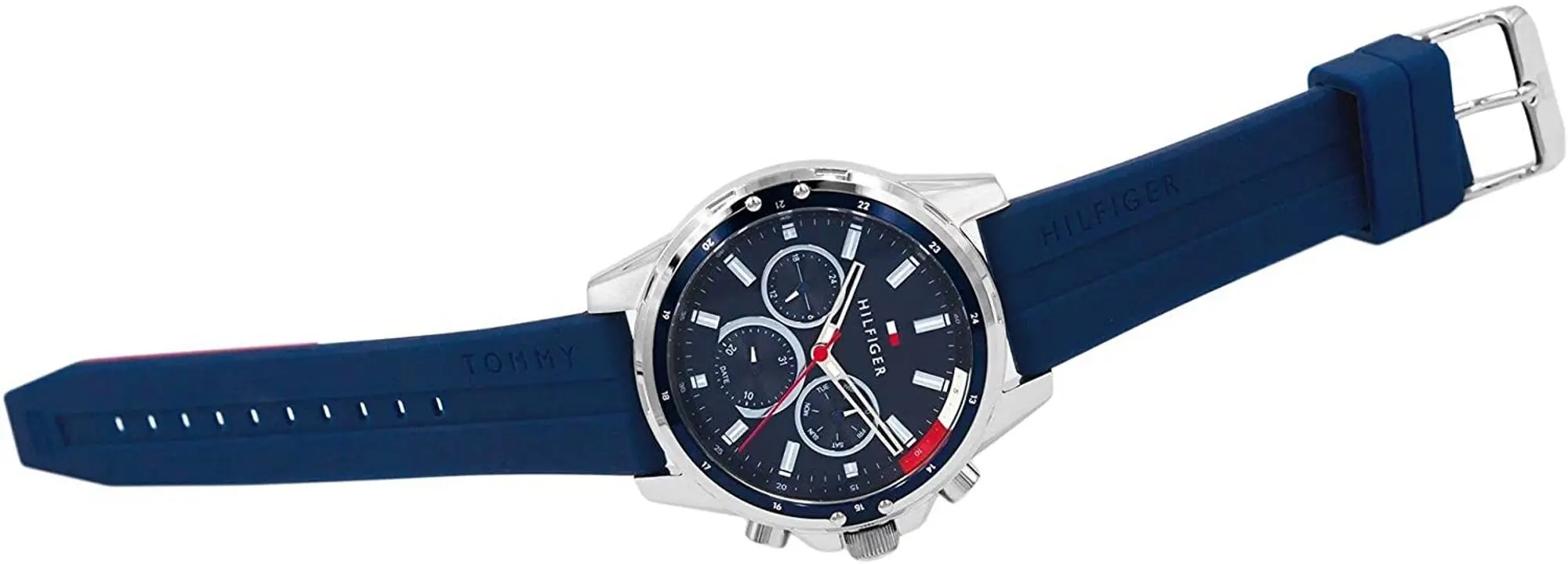 Ceas de mana Tommy Hilfiger Mason 1791791 (Blue/Silver) - 4
