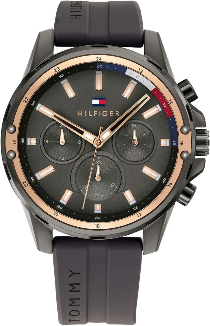 Ceas de mana Tommy Hilfiger Mason 1791792 (Grey/Rose Gold)
