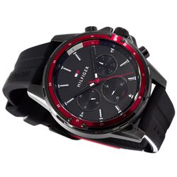 Ceas de mana Tommy Hilfiger Mason 1791793 (Black/Red) Thumb