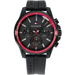 Ceas de mana Tommy Hilfiger Mason 1791793 (Black/Red)