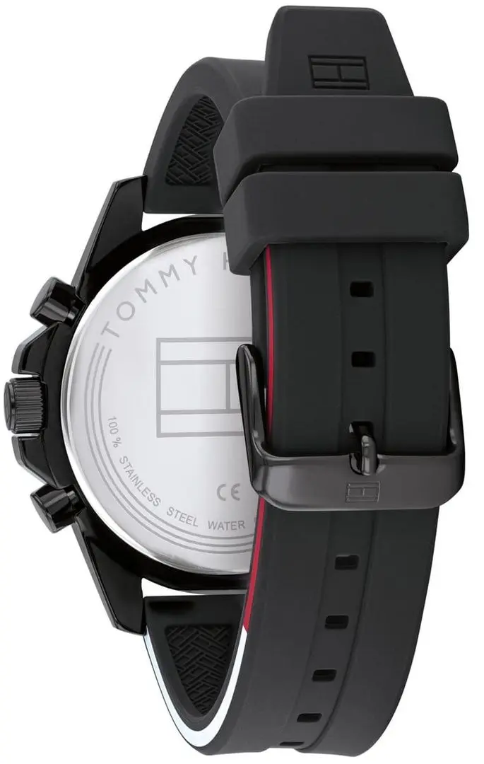 Ceas de mana Tommy Hilfiger Mason 1791793 (Black/Red) - 4