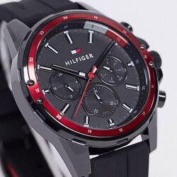 Ceas de mana Tommy Hilfiger Mason 1791793 (Black/Red) Thumb