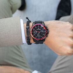 Ceas de mana Tommy Hilfiger Mason 1791793 (Black/Red) Thumb