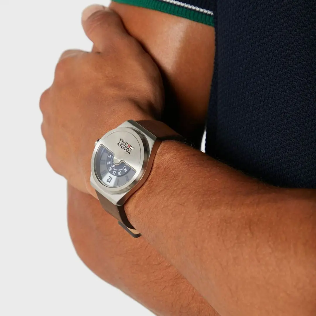 Ceas de mana Tommy Hilfiger Monogram Pop 1791772 (Brown/Silver) - 5