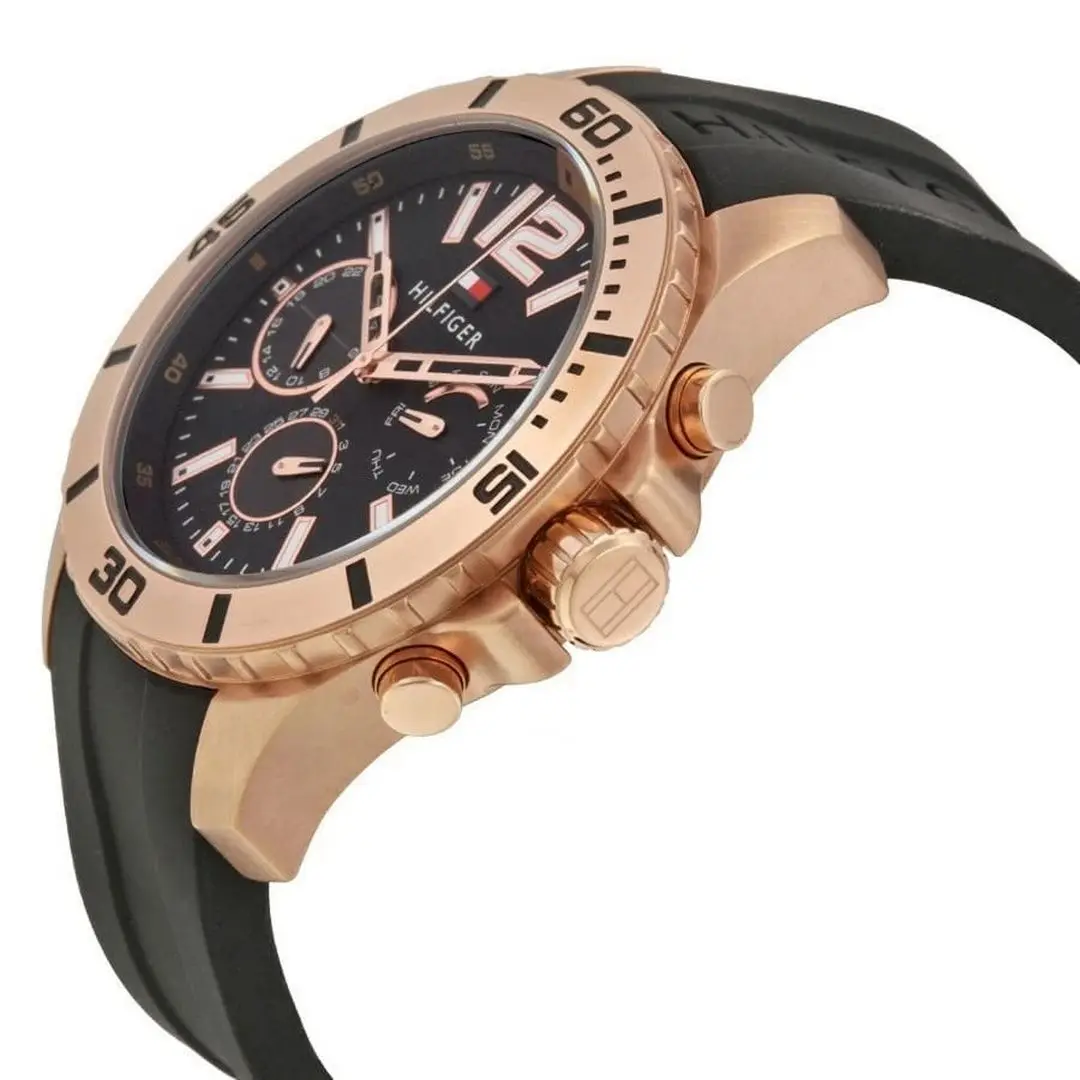 Наручные часы Tommy Hilfiger Nolan 1791145 (Black/Rose Gold) - 3