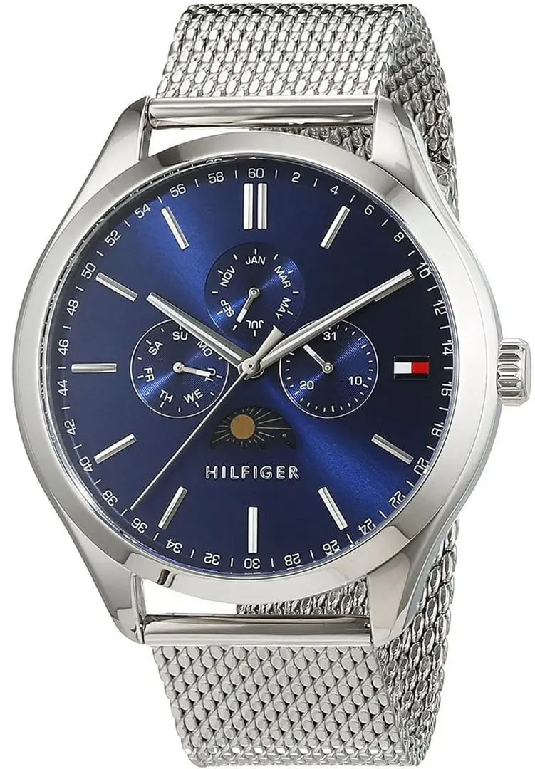 Наручные часы Tommy Hilfiger Oliver 1791302 (Silver/Blue) - 2