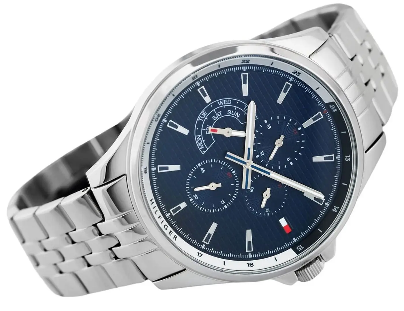 Ceas de mana Tommy Hilfiger Shawn 1791612 (Silver/Black) - 3