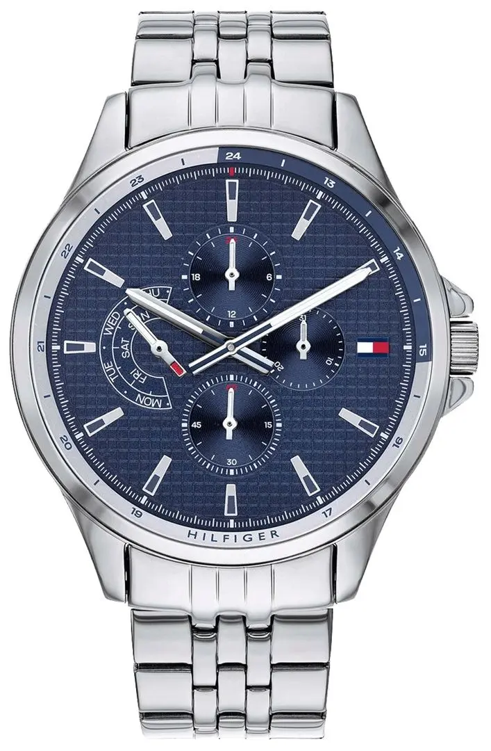 Ceas de mana Tommy Hilfiger Shawn 1791612 (Silver/Black)