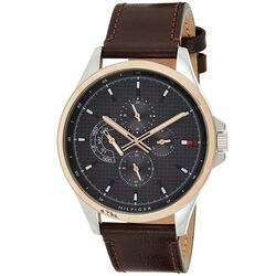 Ceas de mana Tommy Hilfiger Shawn 1791615 (Dark Brown/Rose Gold) Thumb