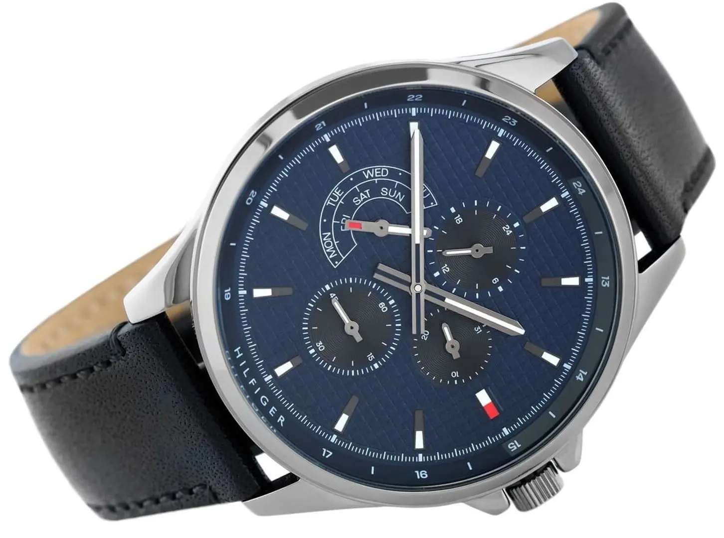 Ceas de mana Tommy Hilfiger Shawn 1791616 (Black/Silver) - 2