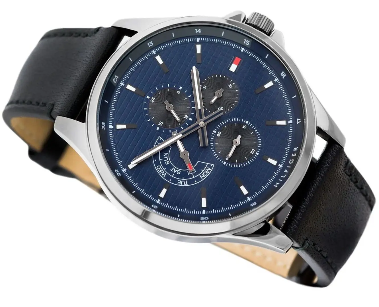 Ceas de mana Tommy Hilfiger Shawn 1791616 (Black/Silver) - 3