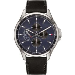 Ceas de mana Tommy Hilfiger Shawn 1791616 (Black/Silver)