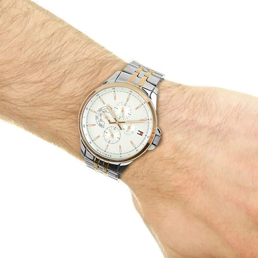 Ceas de mana Tommy Hilfiger Shawn 1791617 (Silver/Rose Gold) - 7