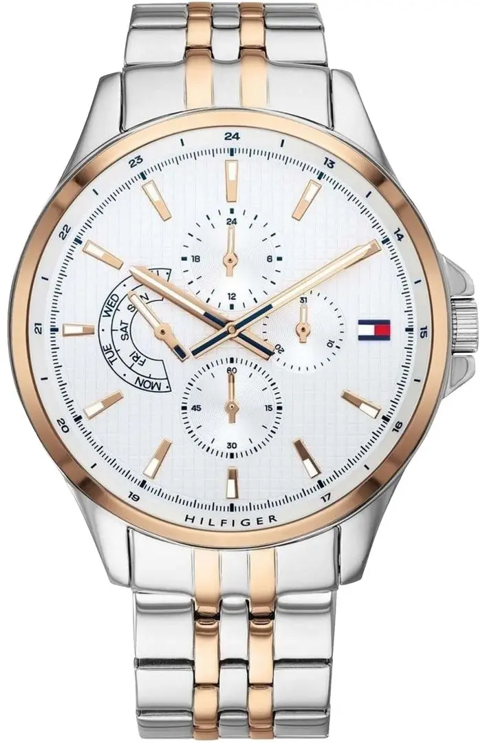 Ceas de mana Tommy Hilfiger Shawn 1791617 (Silver/Rose Gold)
