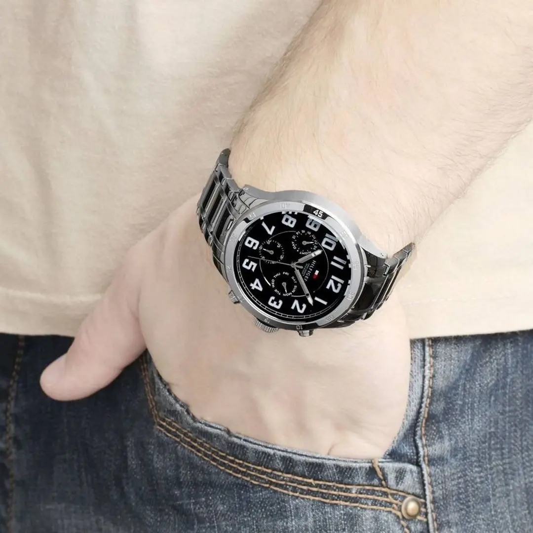 Наручные часы Tommy Hilfiger Trent 1791054 (Silver/Black) - 4