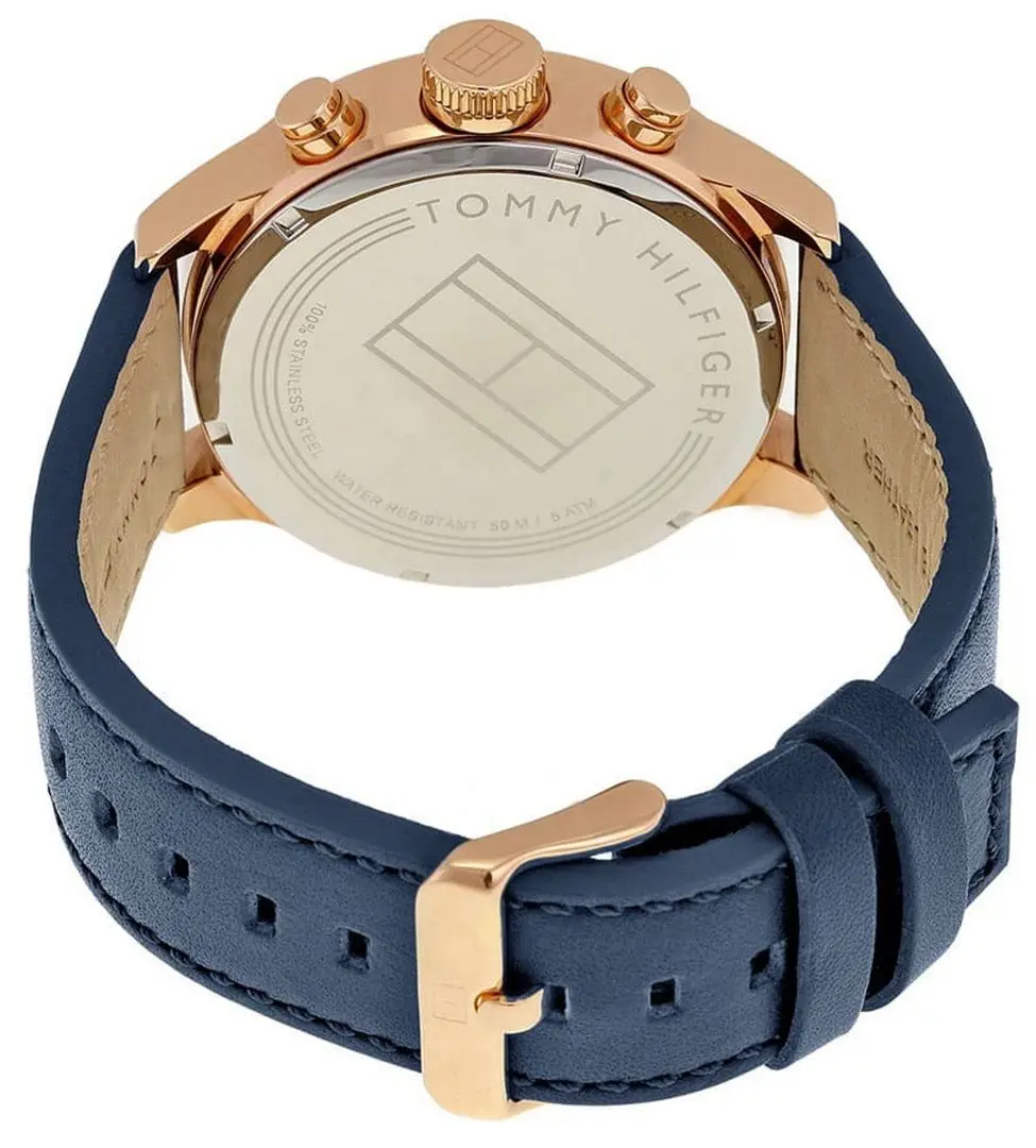 Наручные часы Tommy Hilfiger Trent 1791139 (Blue/Rose Gold) - 4