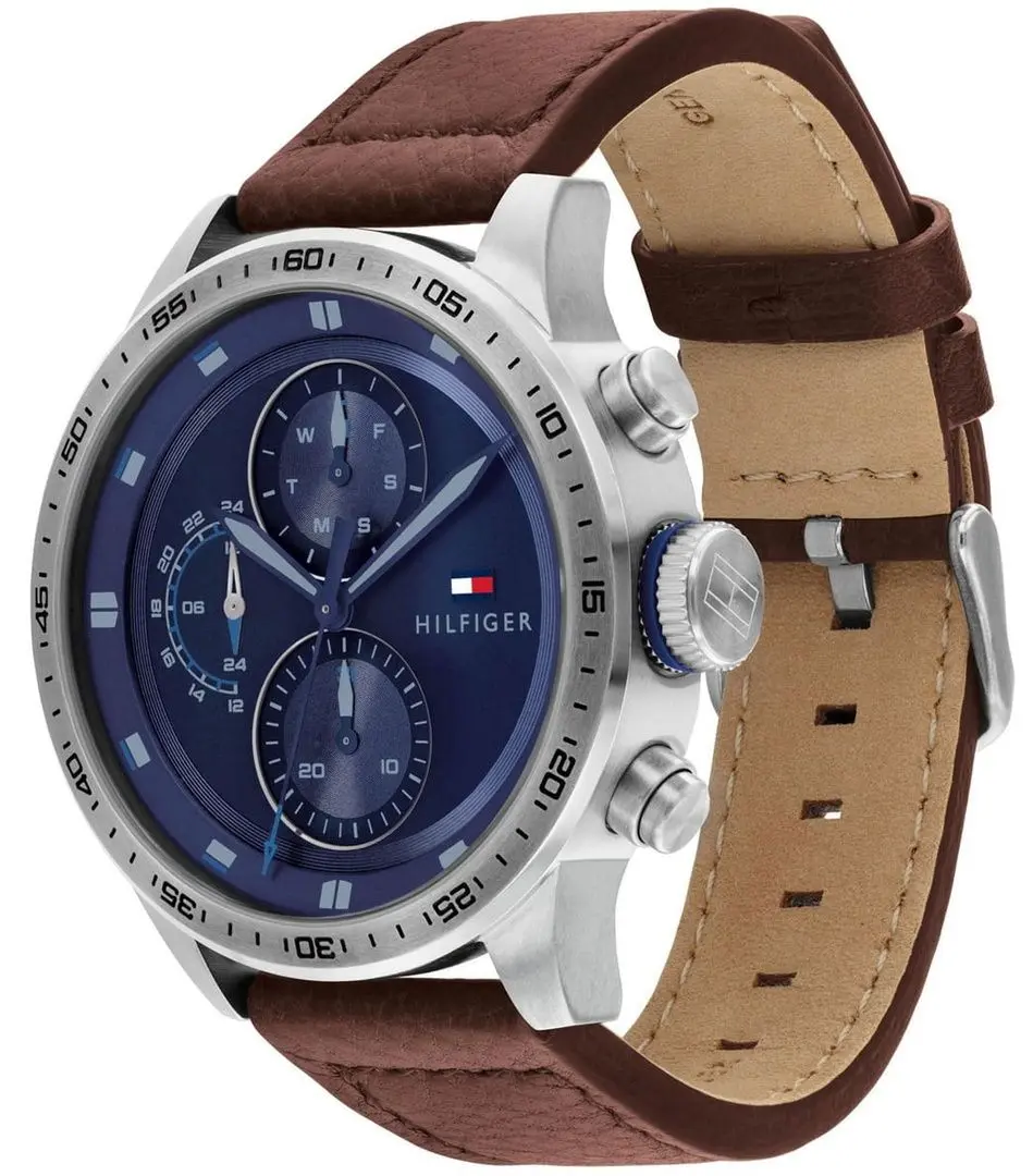 Ceas de mana Tommy Hilfiger Trent 1791807 (Brown/Silver) - 2