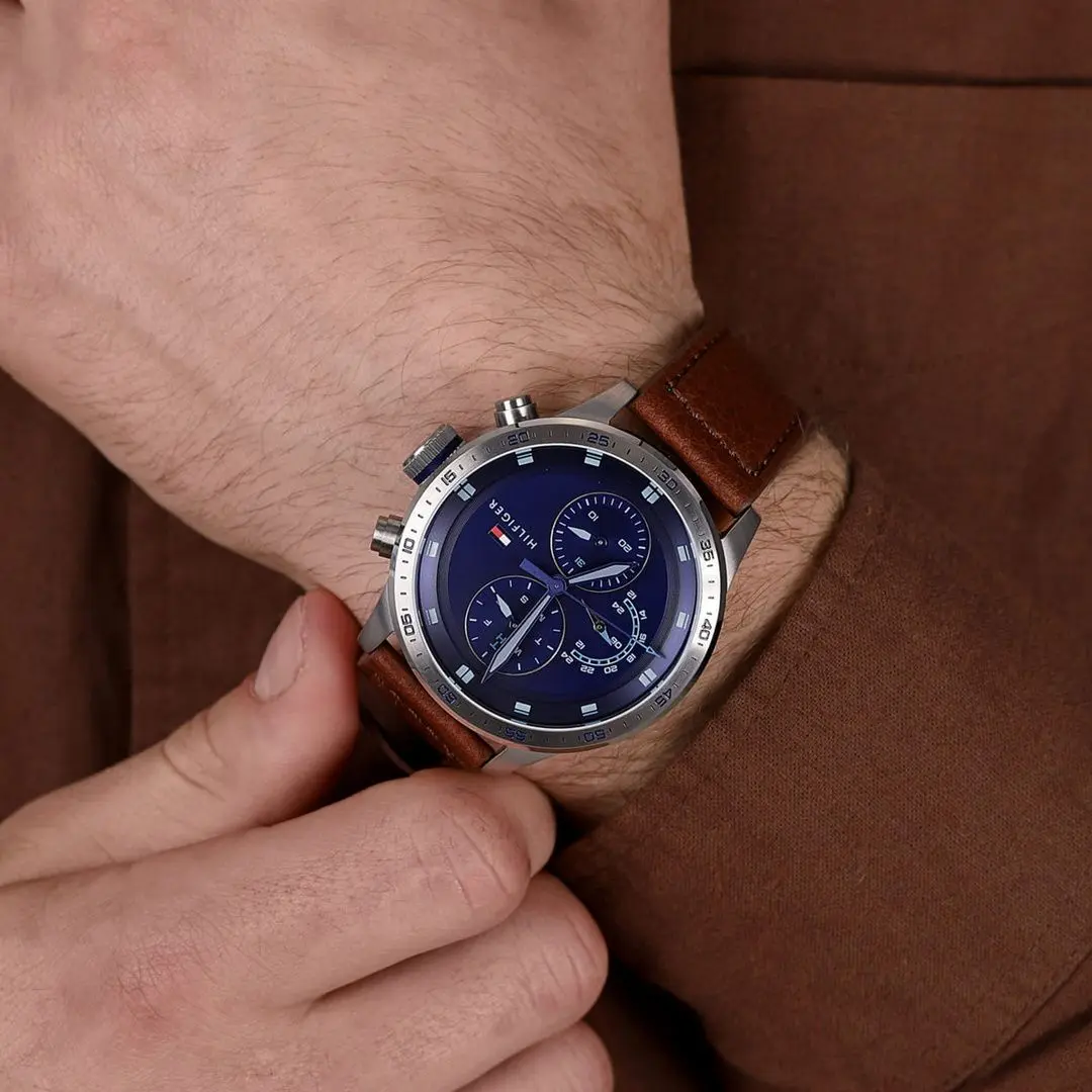 Ceas de mana Tommy Hilfiger Trent 1791807 (Brown/Silver) - 6