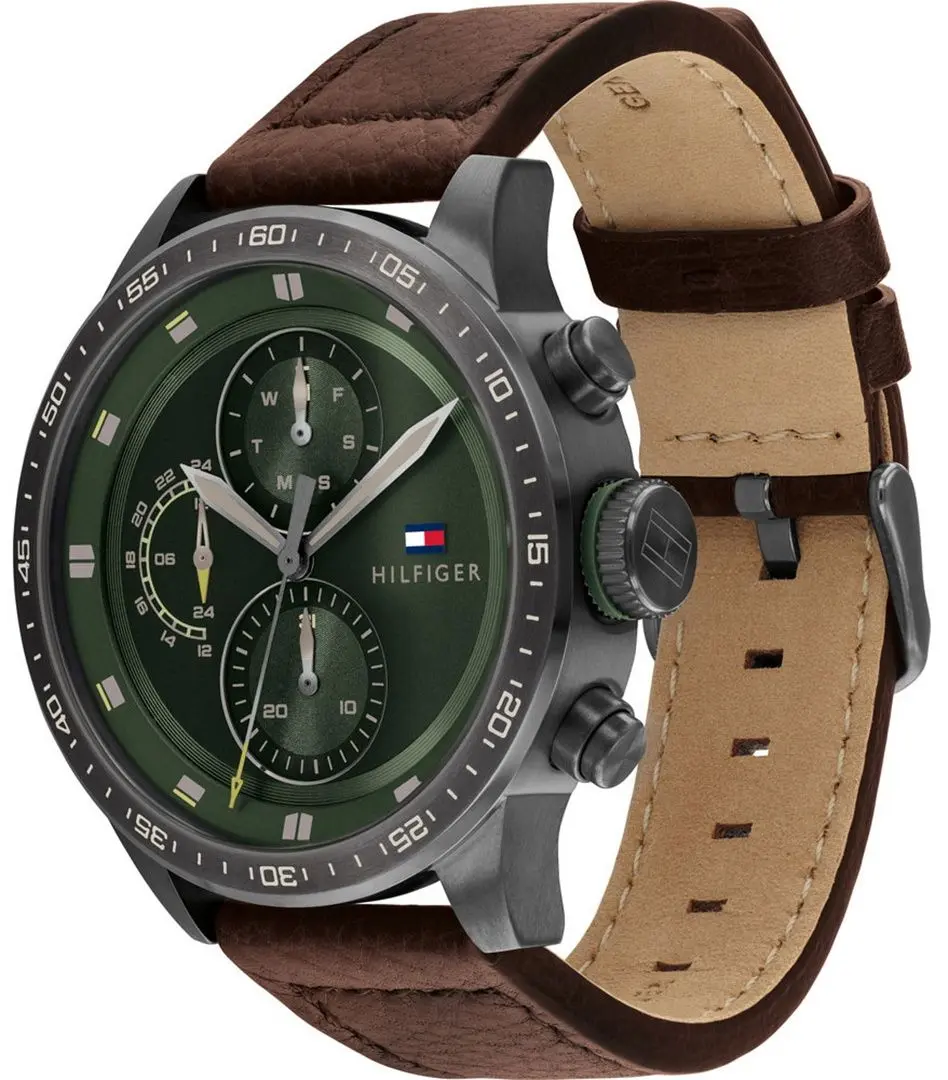 Ceas de mana Tommy Hilfiger Trent 1791809 (Brown/Grey) - 2
