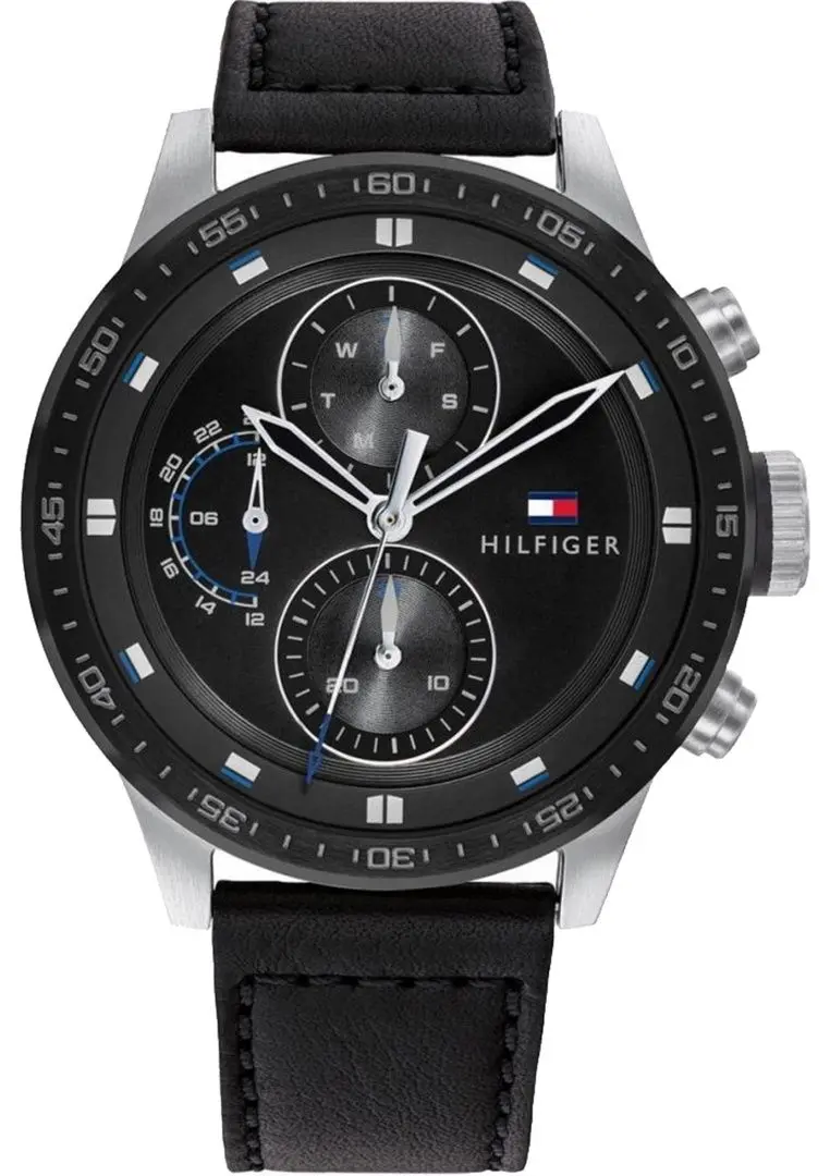 Ceas de mana Tommy Hilfiger Trent 1791810 (Black/Silver)
