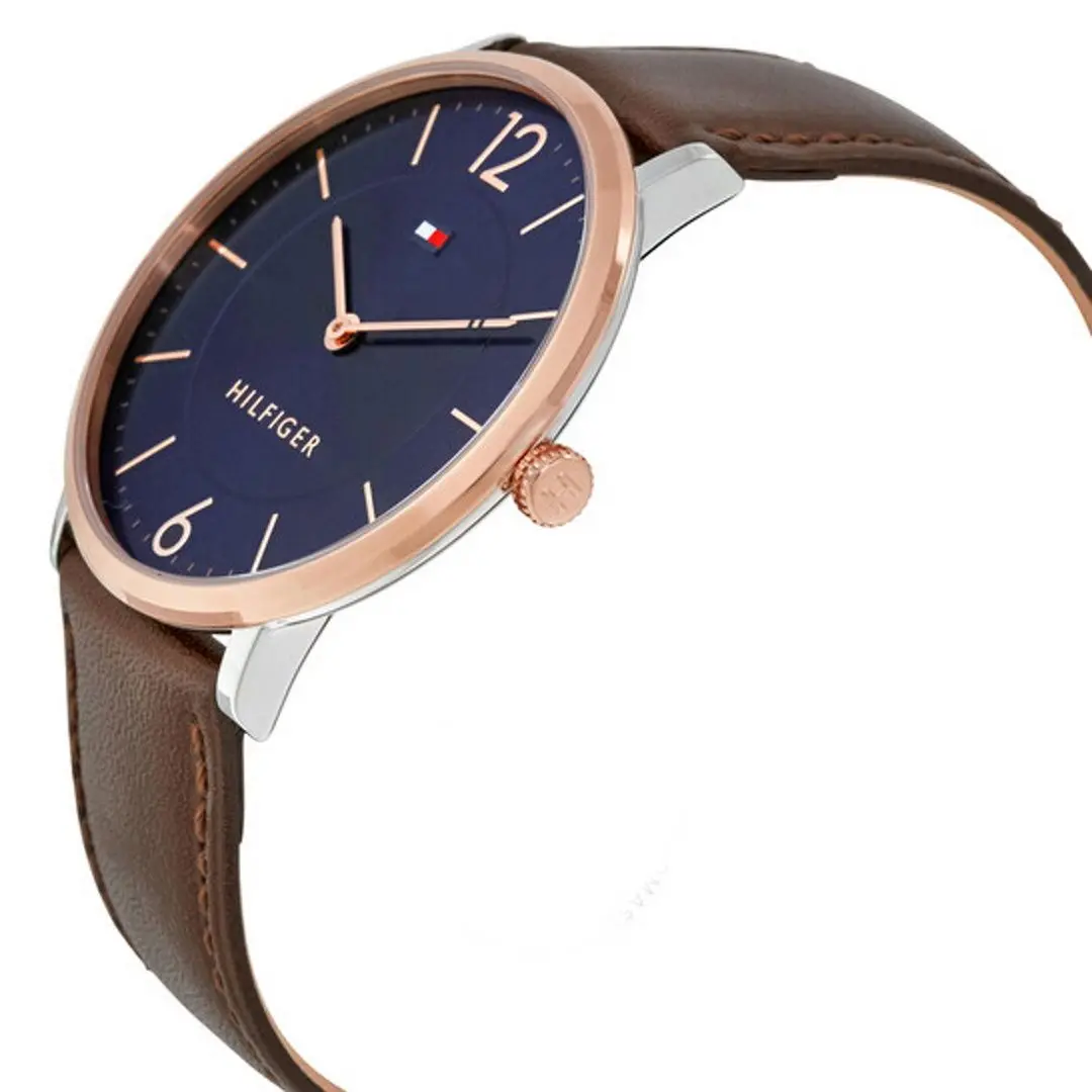 Ceas de mana Tommy Hilfiger Ultra Slim 1710354 (Brown/Blue) - 2