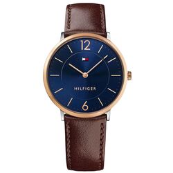 Ceas de mana Tommy Hilfiger Ultra Slim 1710354 (Brown/Blue)