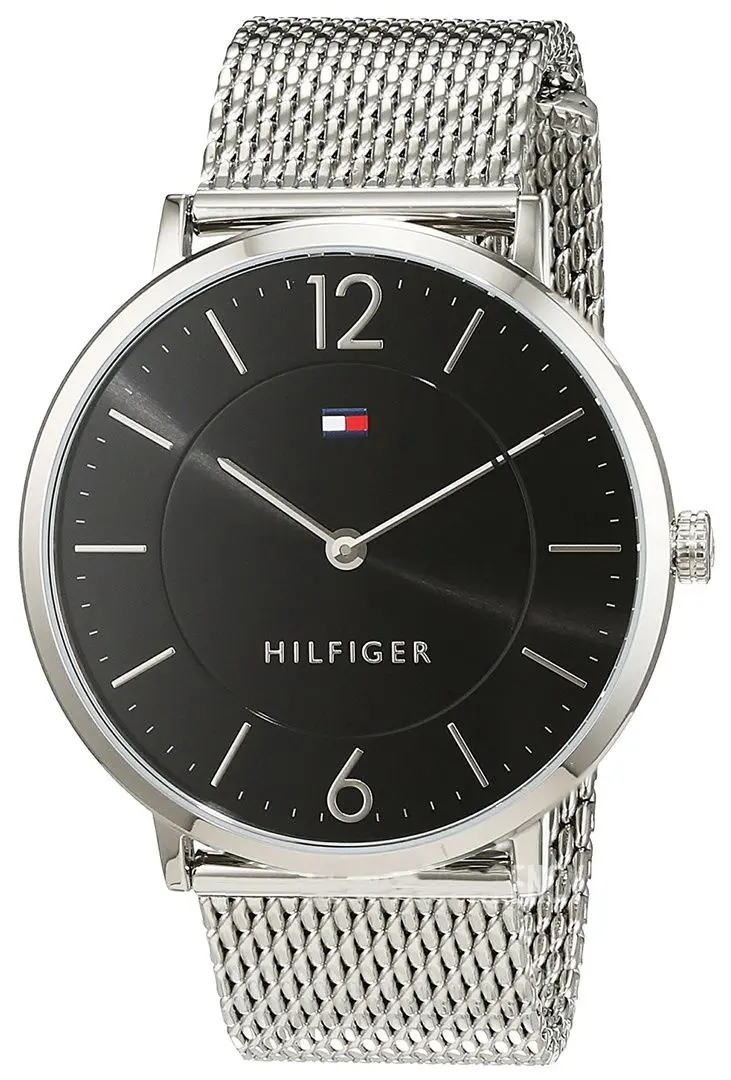 Ceas de mana Tommy Hilfiger Ultra Slim 1710355 (Silver/Black)
