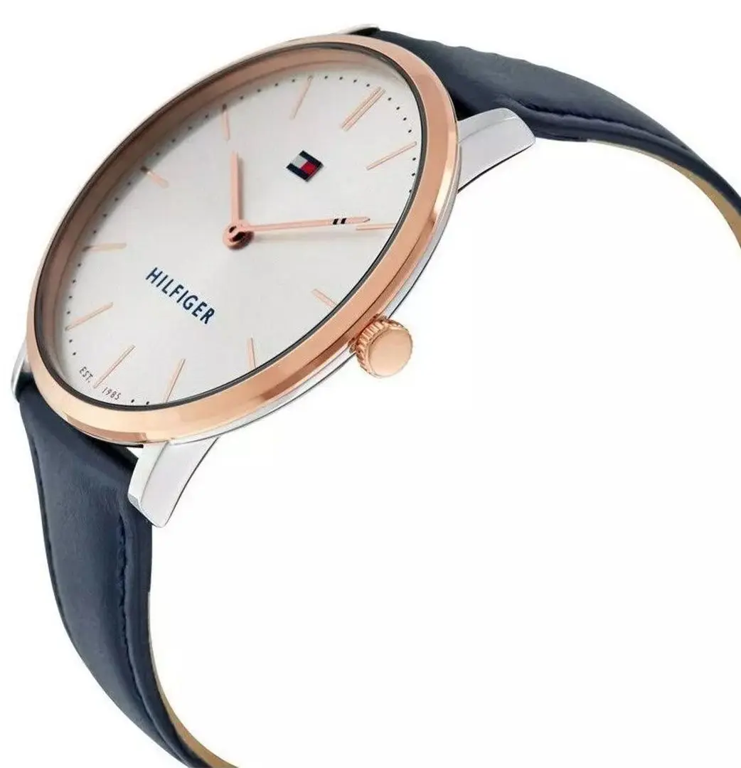 Наручные часы Tommy Hilfiger Ultra Slim 1781689 (Blue/Gold) - 2