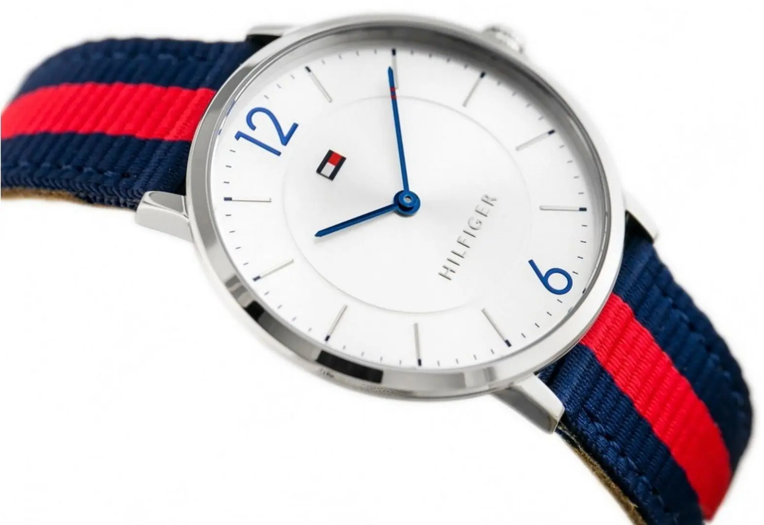 Наручные часы Tommy Hilfiger Ultra Slim 1791328 (Red/Blue) - 2